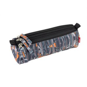 Piórnik tuba Easy Spokey 22x6x8cm, 3 zamki